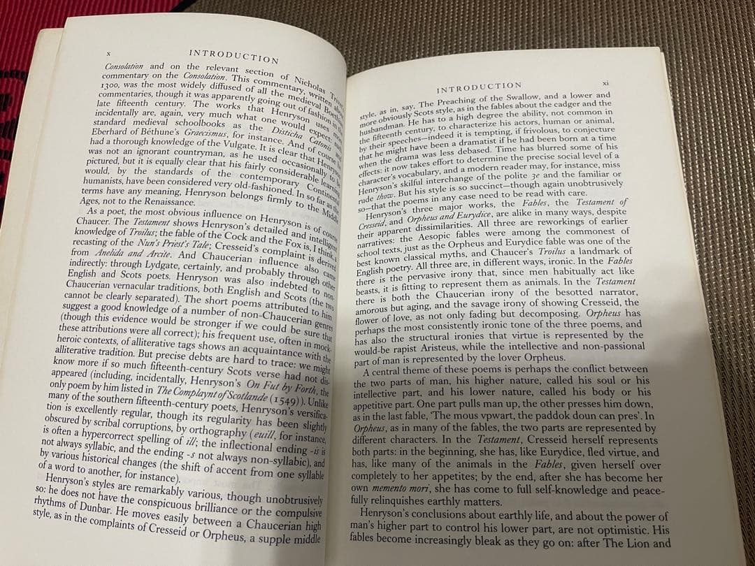 希少　Robert Henryson The Poems