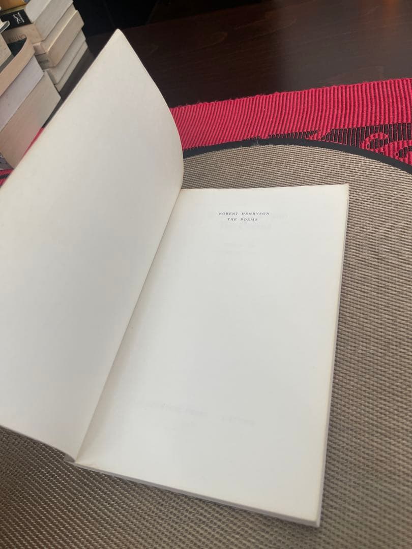 希少　Robert Henryson The Poems