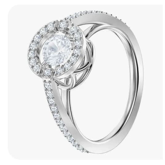 SWAROVSKI　Sparkling Dance Round リング　58