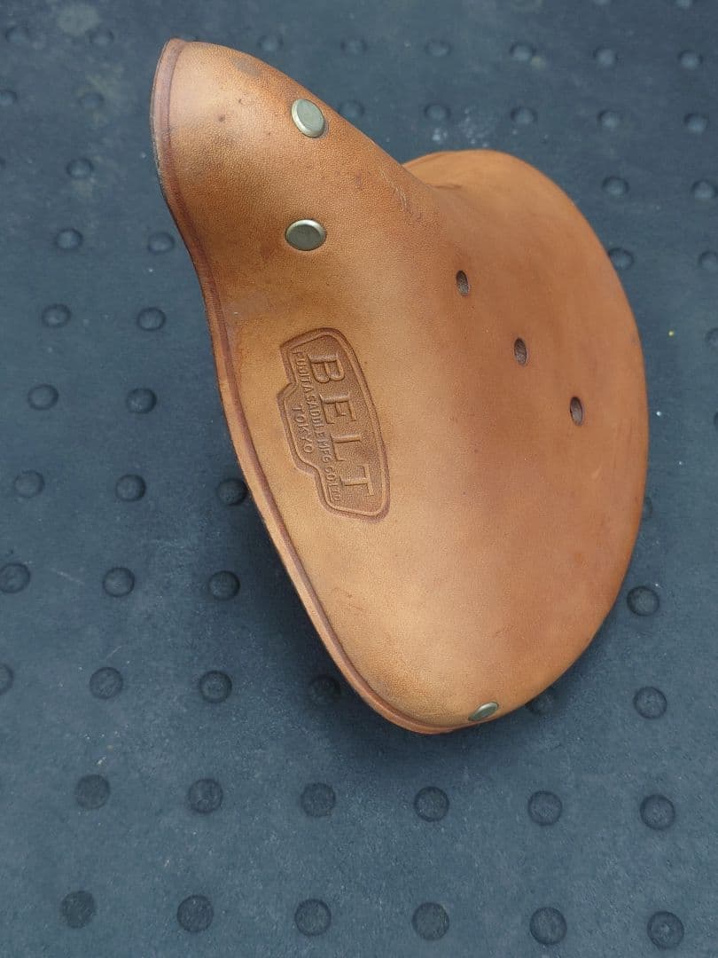 藤田サドル　Belt　レザーサドル　デッドストック品