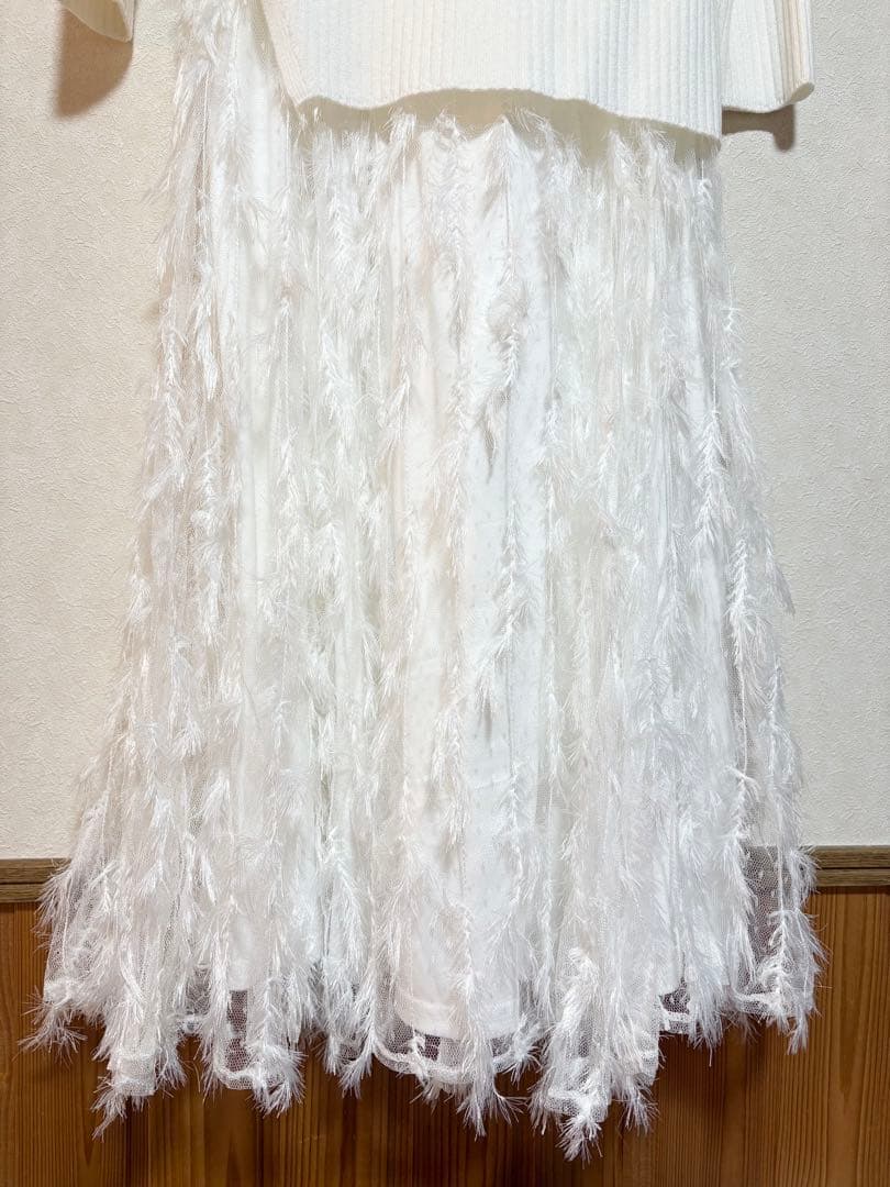 COCODEALオフショルスリットニット×キャミワンピース (セット)