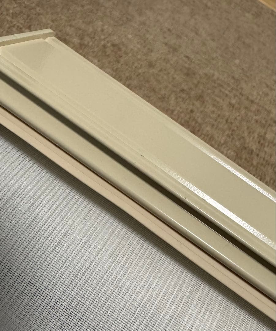 【新品】ダブルロールスクリーン　ベージュ遮光　111×110cm