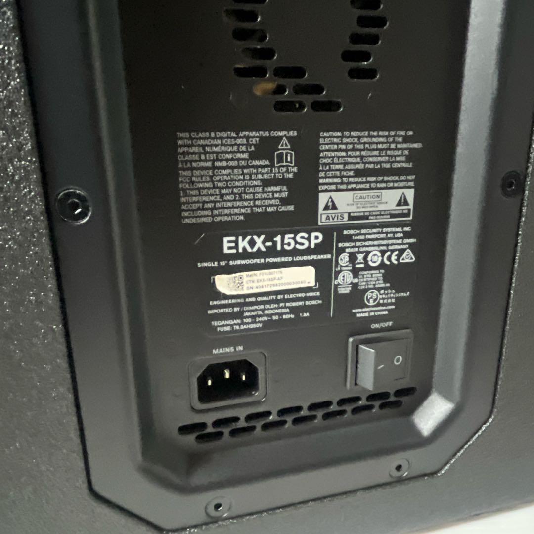 【zion様】エレクトロボイス EKX-15SP　パワードサブウーファー②