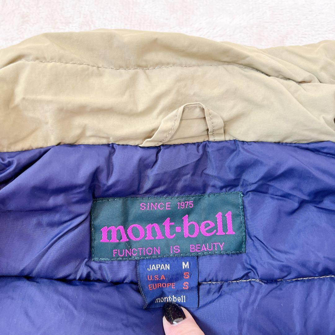 ヴィンテージ✨極美品 mont-bell ダウンベスト 90s 収納袋付き M