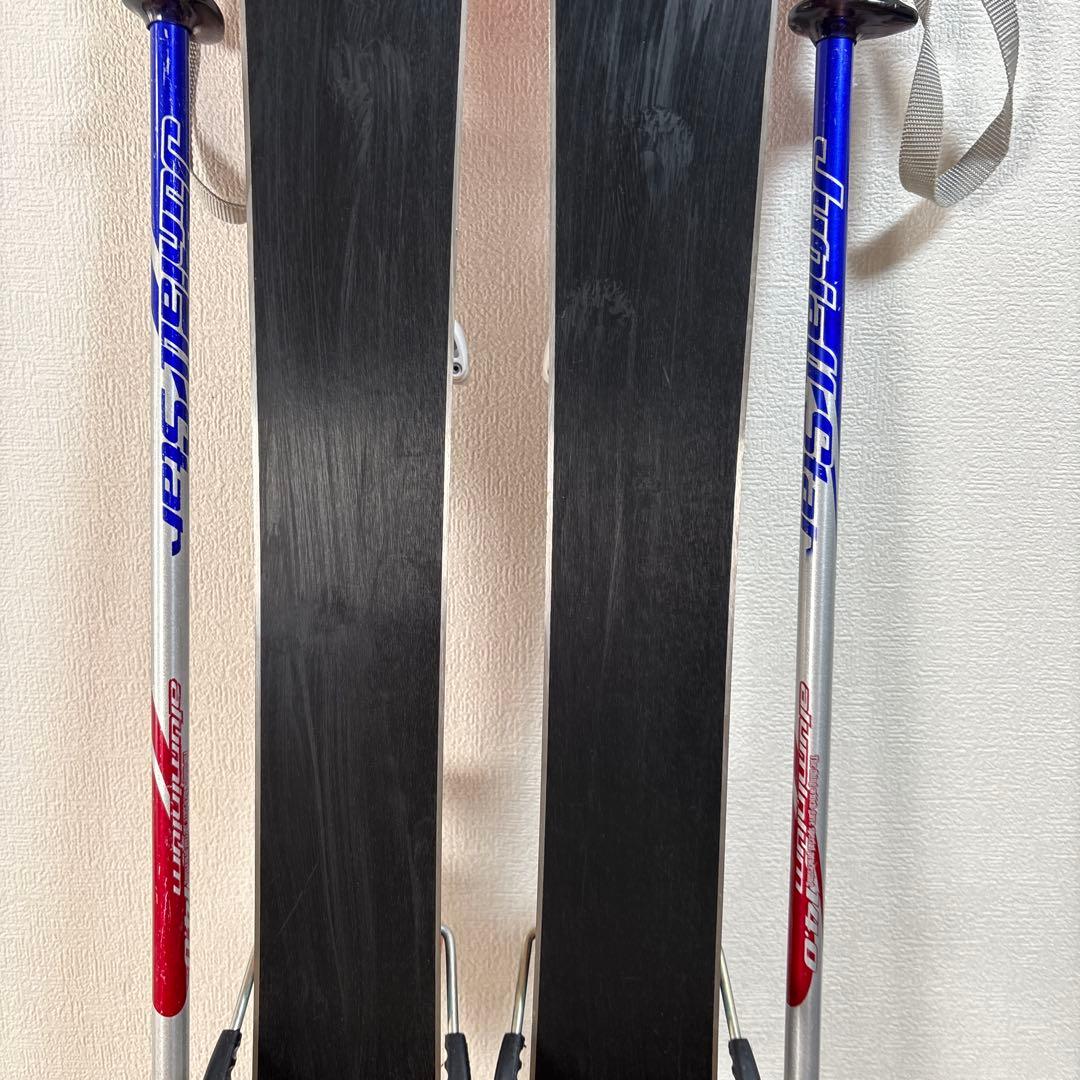 ジュニアストック付スキーセット　elan110cm head 22-22.5cm