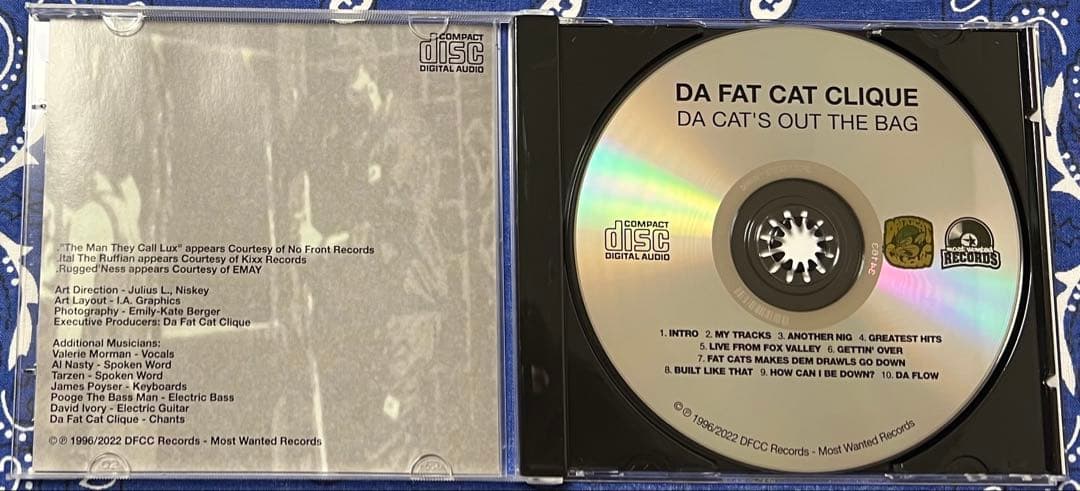 洋楽 DA FAT CAT CLIQUE g-rap g-funk g-luv