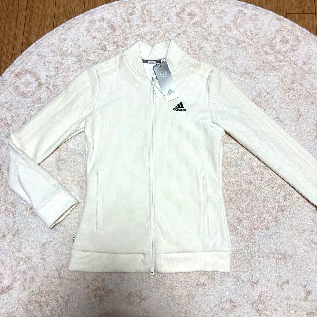 【新品タグ付】アディダスゴルフ XS 上下セット 白 ストレッチ コーデュロイ