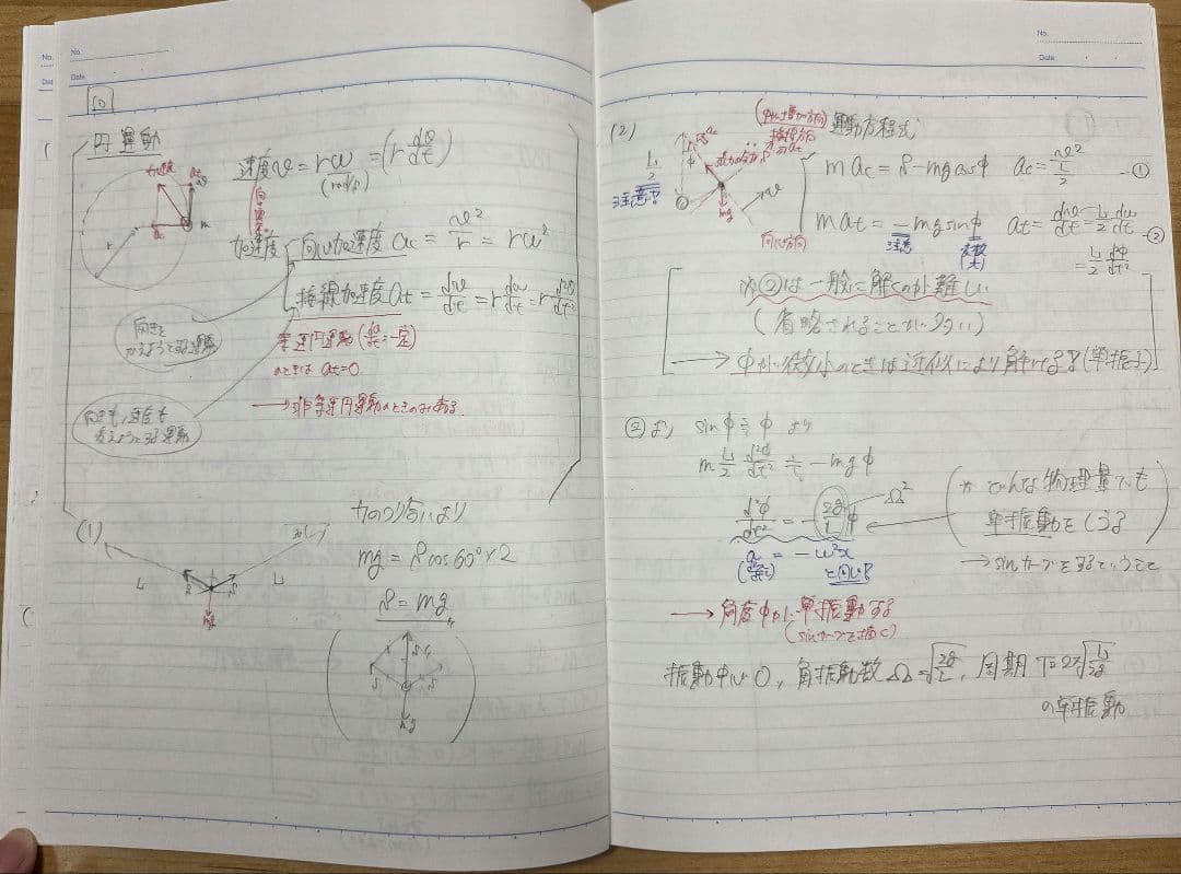 [駿台]力学特講・電磁気特講・ノート付き(髙井t)