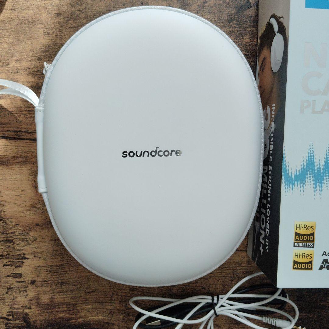 は*゜様 soundcore Space Q45 ワイヤレスヘッドフォン 白色