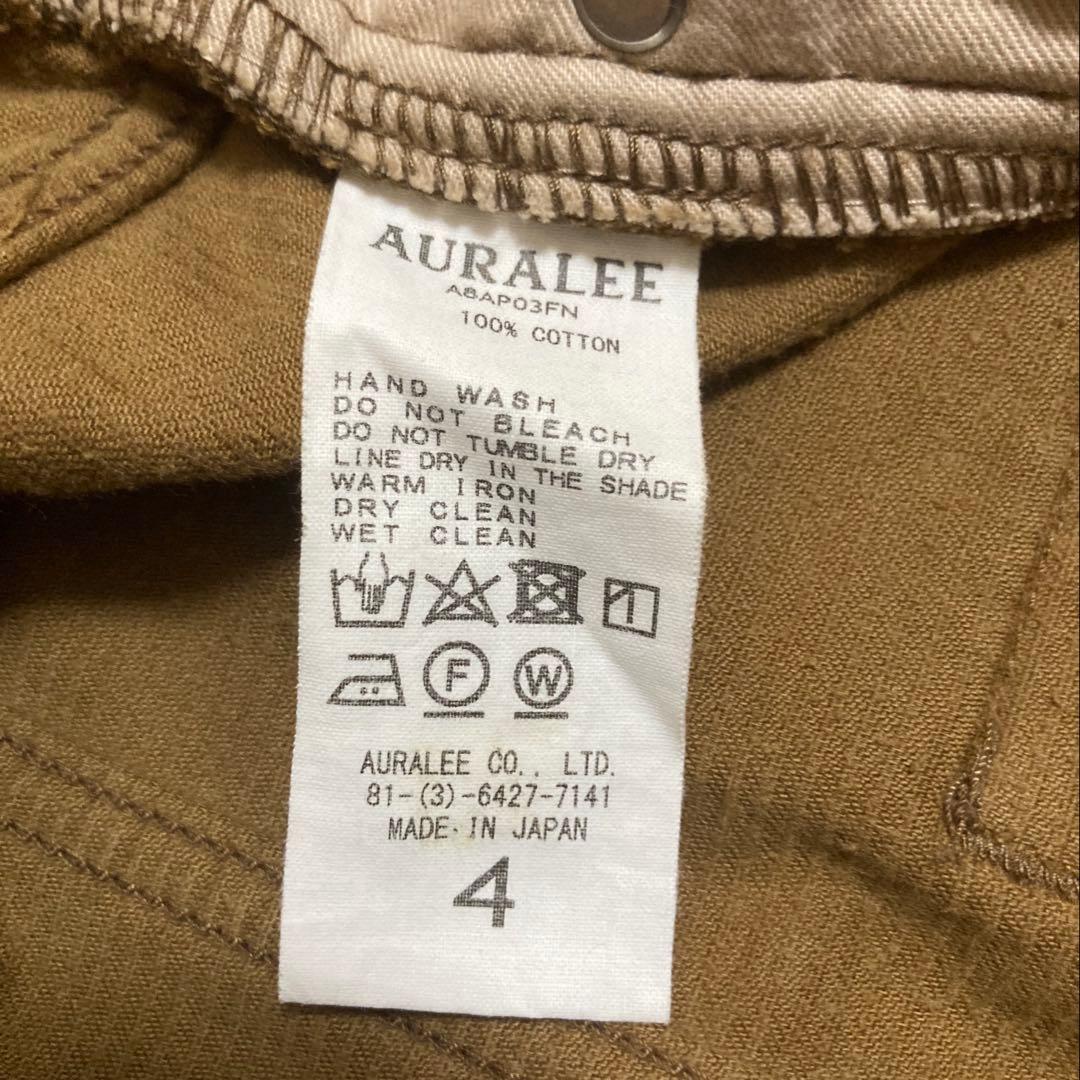 AURALEE コーデュロイ　シャツジャケット　パンツ　セットアップ