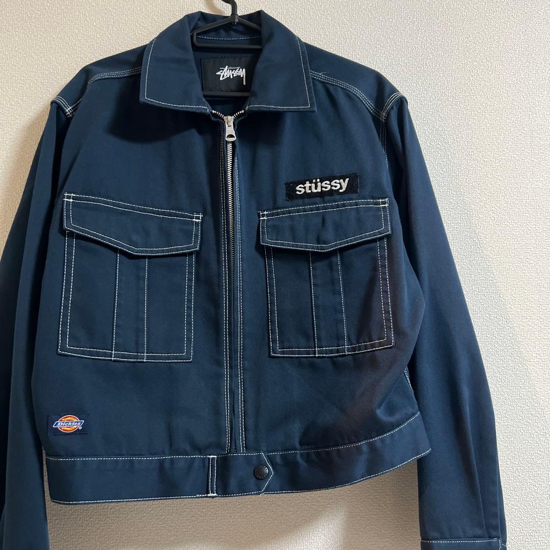 Stussy ×Dickies コラボネイビーデニムジャケット Mサイズ♡
