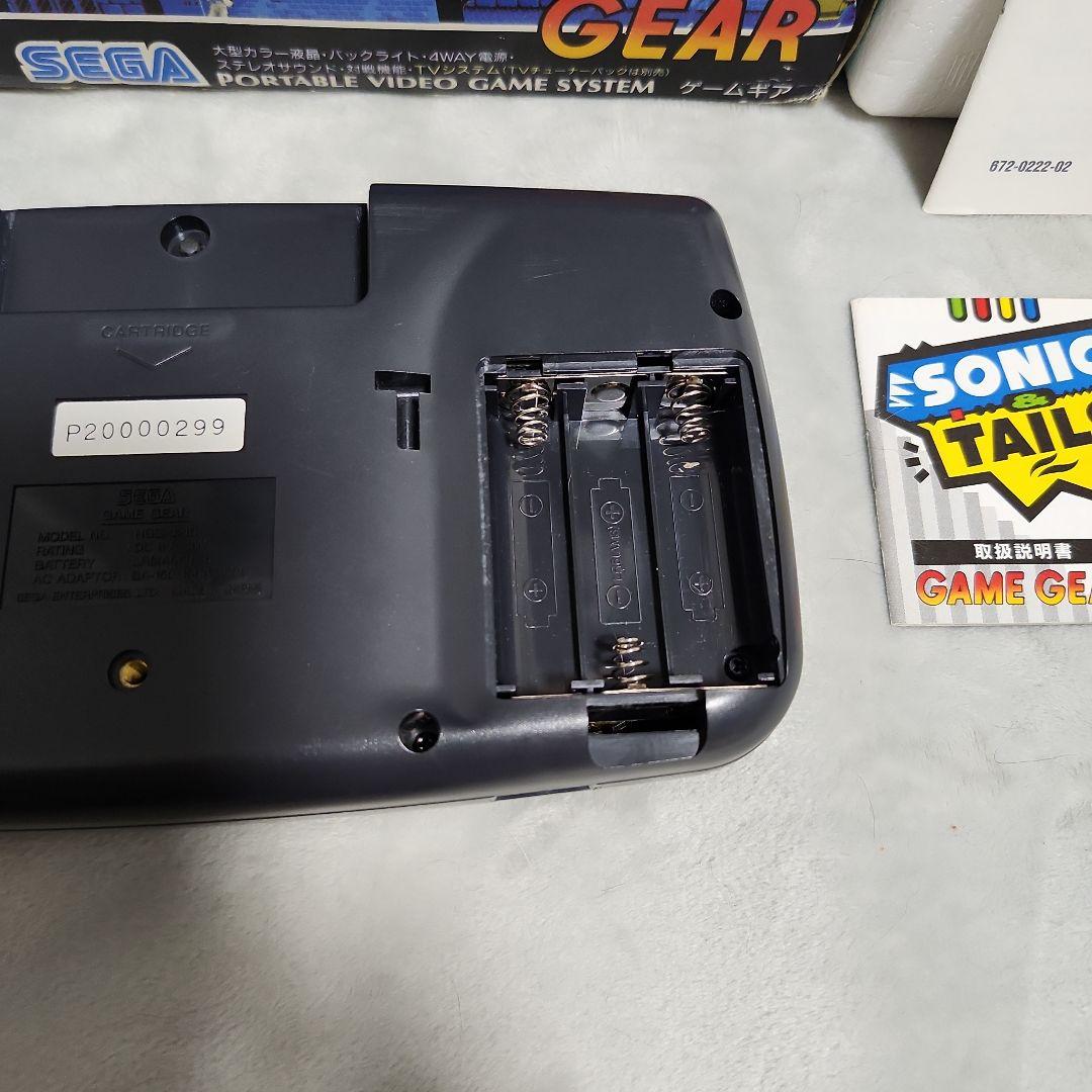ゲームギア 本体 箱説明書付＋ソニック&テイルス ジャンク