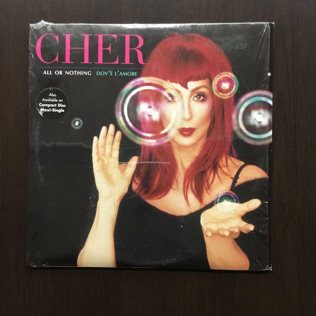 洋楽レコード　CHER ALL OR NOTHING 《 2枚組》WRRC