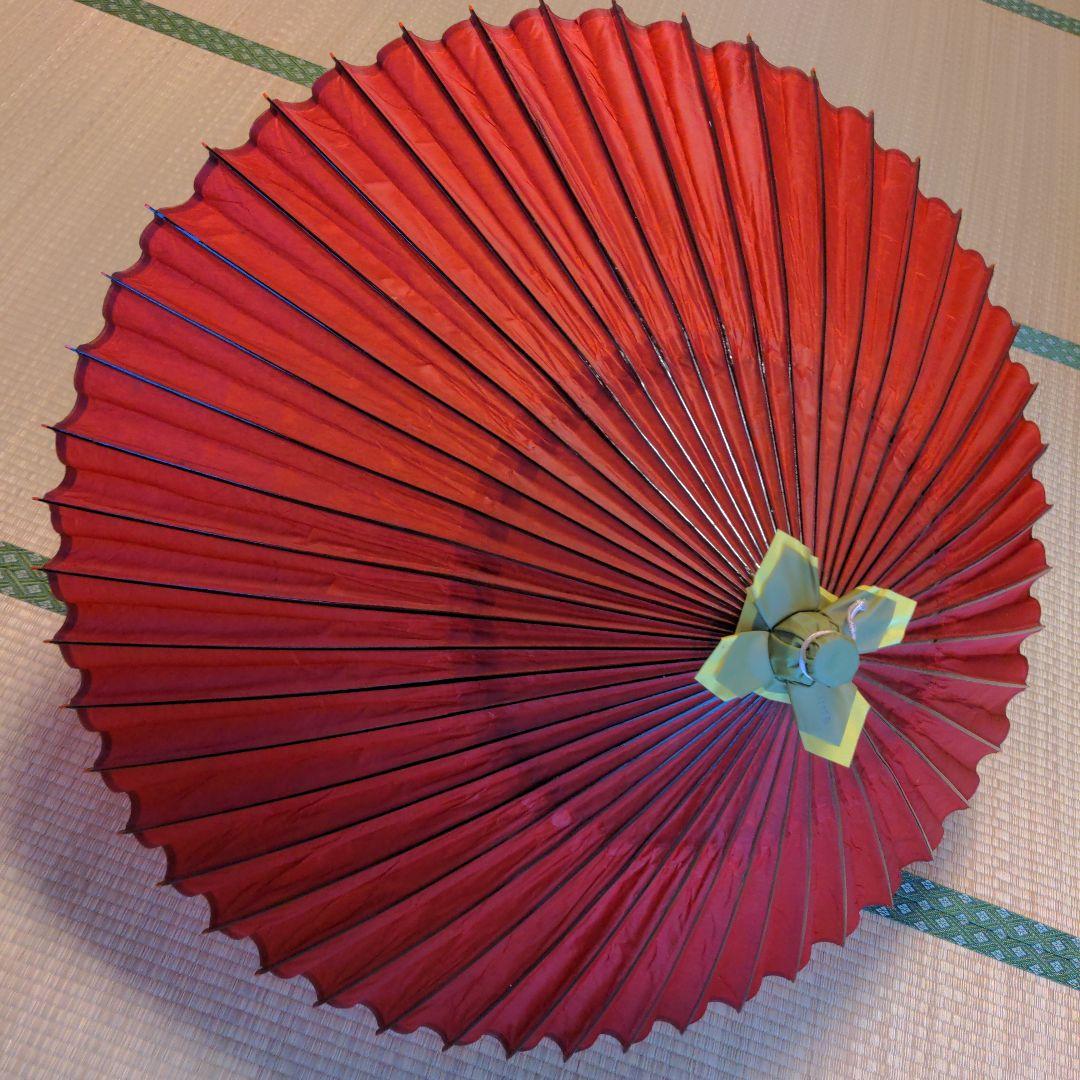 舞踊傘 赤色
