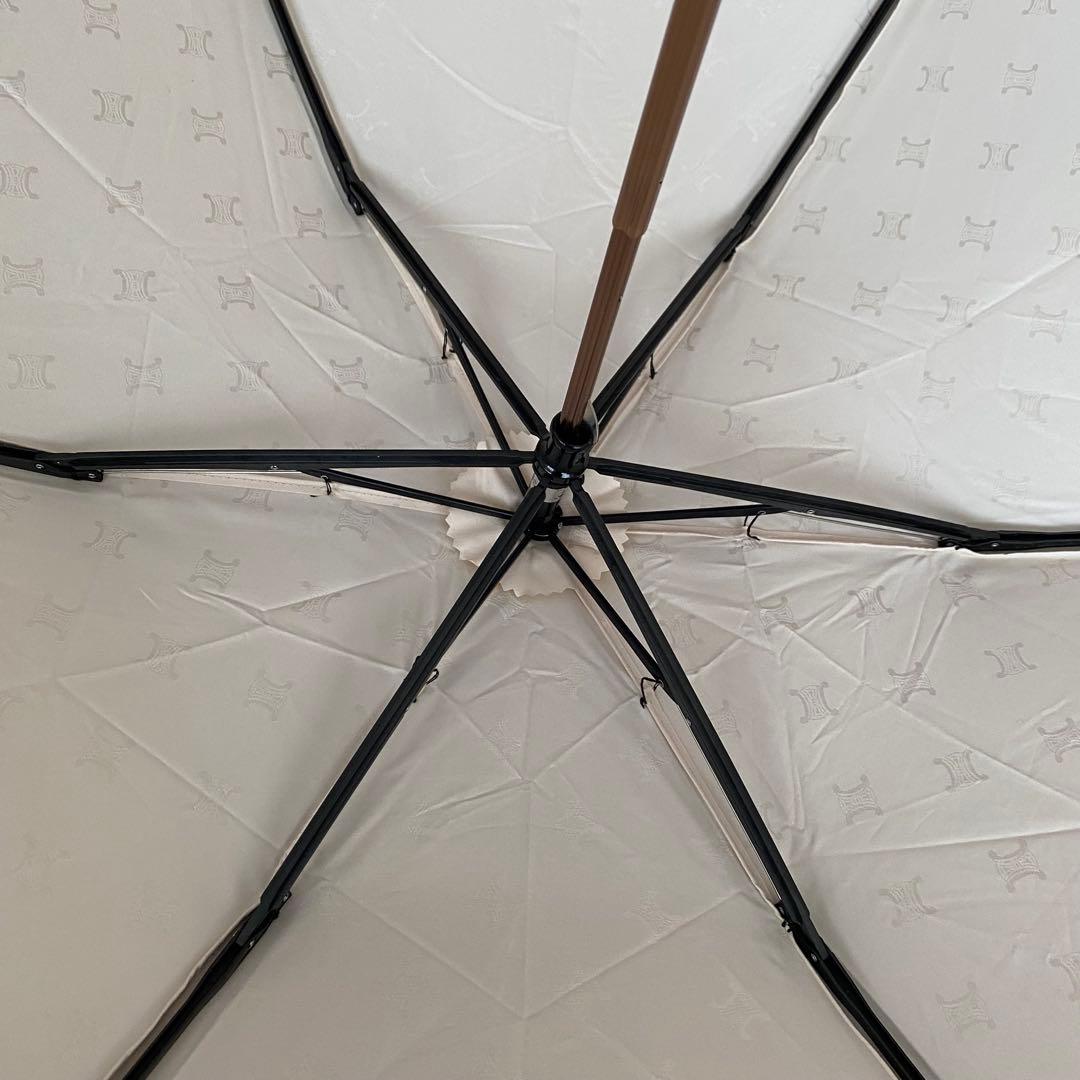 美品　セリーヌ　折りたたみ傘　雨傘　トリンオフ
