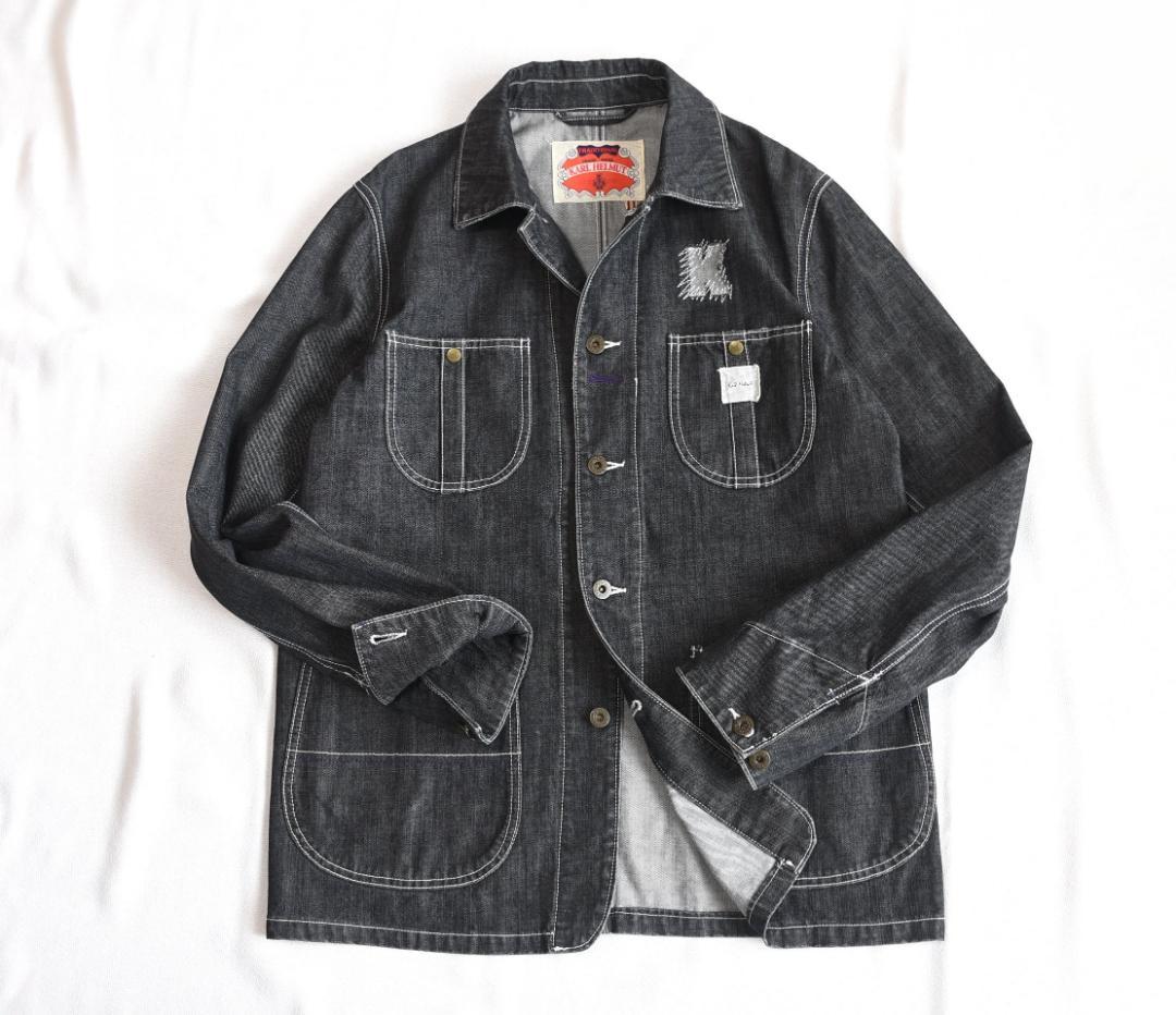 Miwa 様 カールヘルム　日本製　used加工ブラックデニム・カバーオール