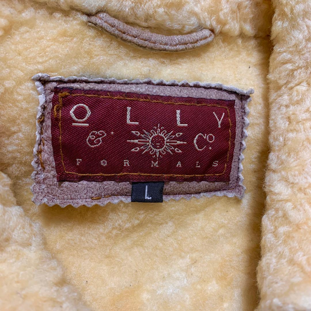 ウルグアイ製　OLLY＆Co.　FORMALS　羊革　ソフトムートンジャケット
