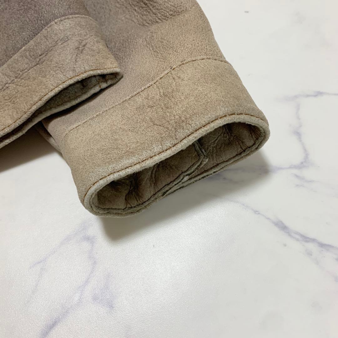 ウルグアイ製　OLLY＆Co.　FORMALS　羊革　ソフトムートンジャケット