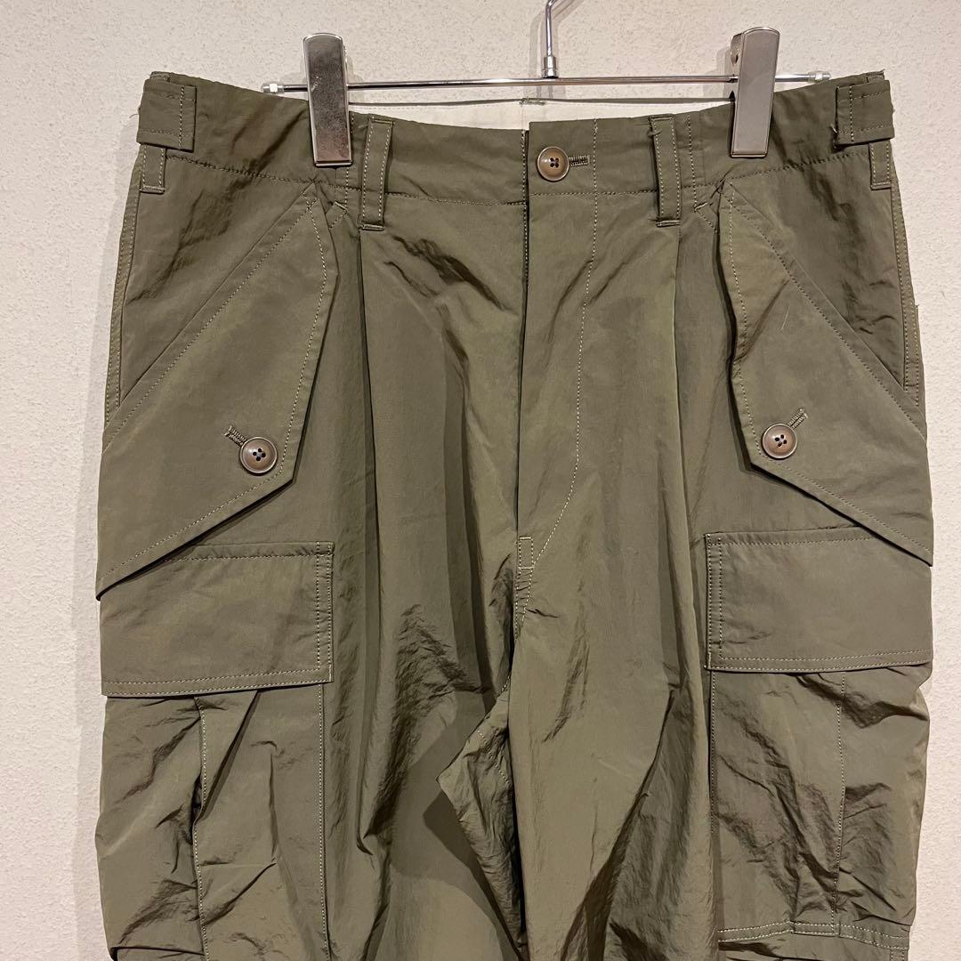 【美品】KHOKI 24ss ミリタリーワークパンツ カーキ