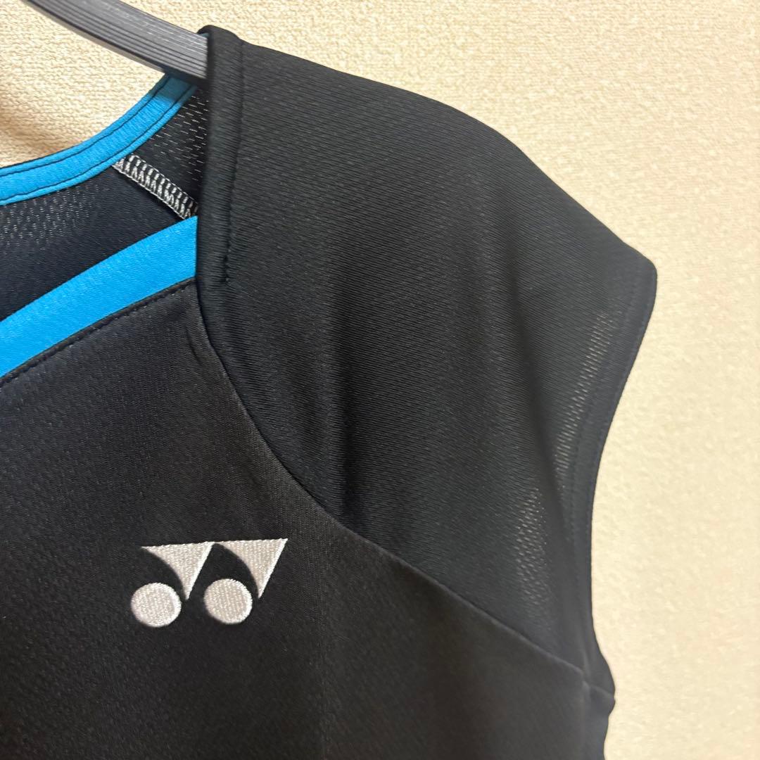 YONEX バドミントンウェア ブラック/ブルー