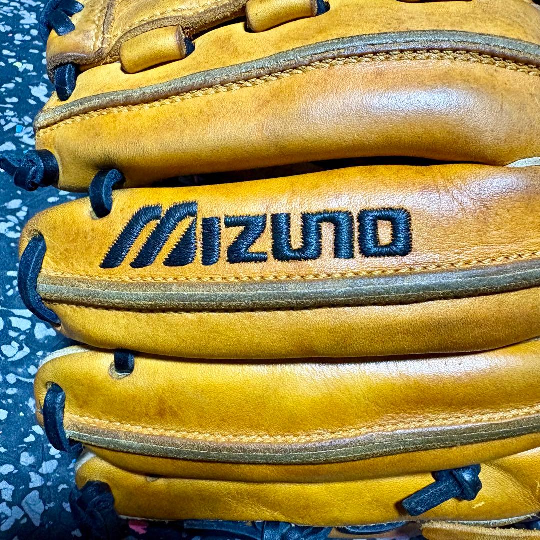 ミズノ 軟式用 内野手用グローブ プロフェッショナルグローバル バスケットウェブ