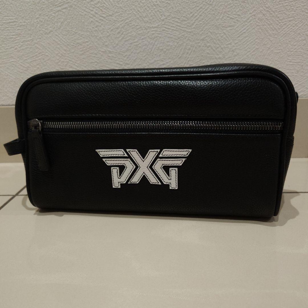 hachi　PXG Classic Leather Wash Bag
