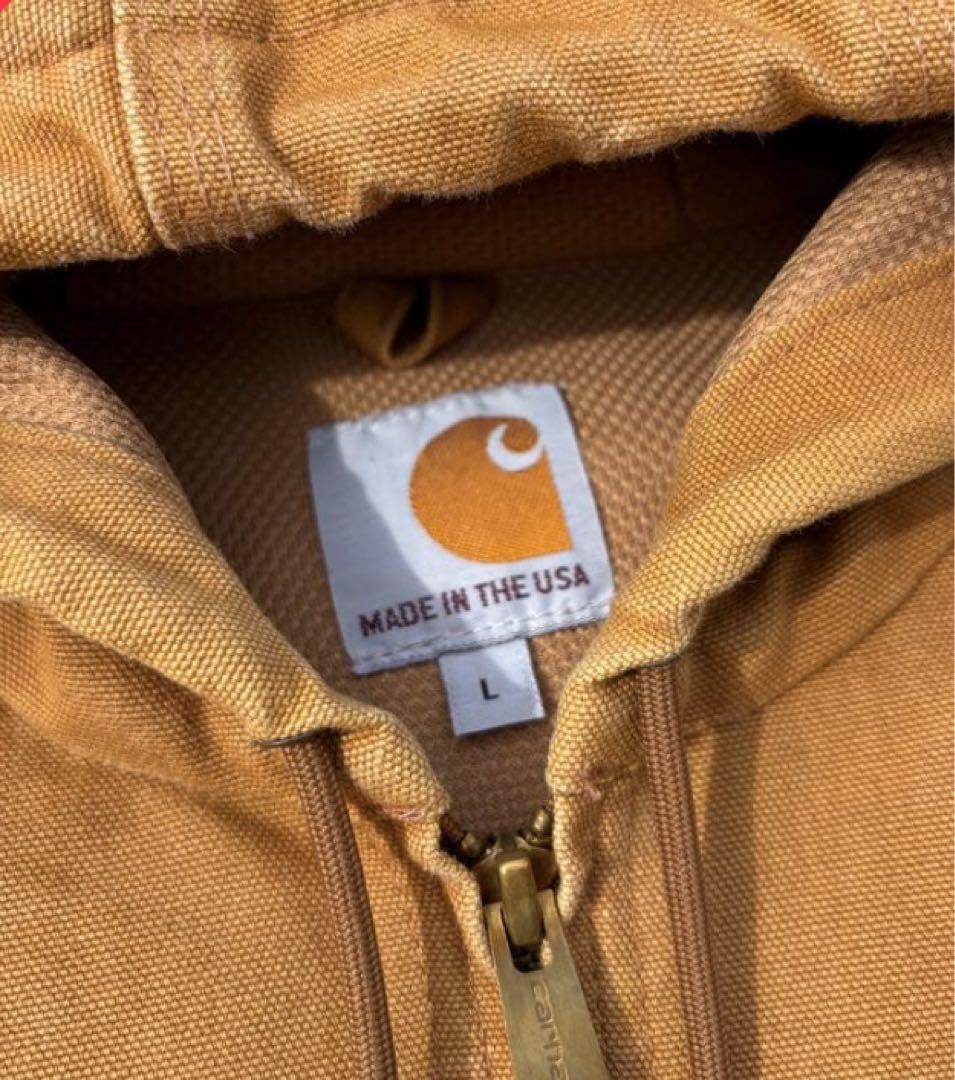 Carhartt USA規格 アクティブジャケットLサイズ ブラウン