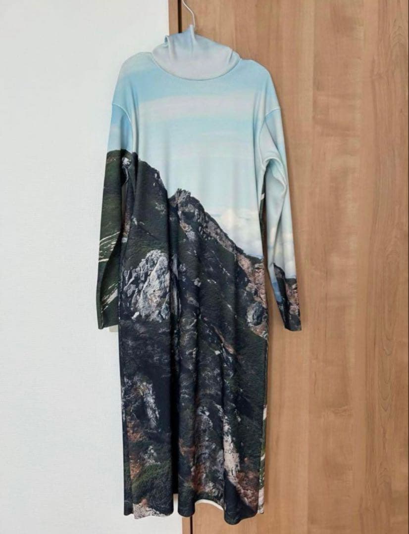 美品 nontokyo ノントーキョー リブハイネックワンピース