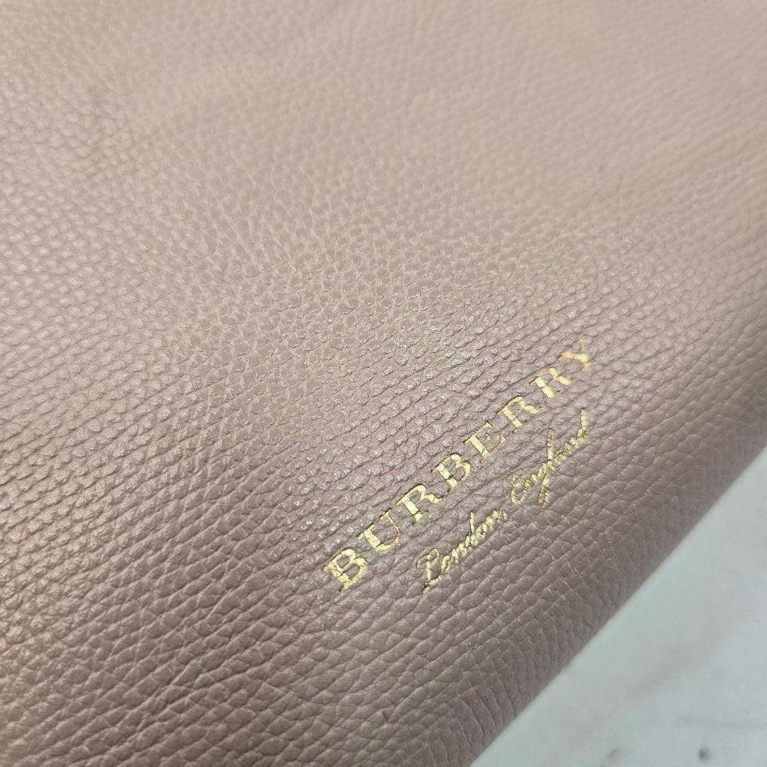 現行品 BURBERRY 2way レザーハンドバッグ ノバチェック