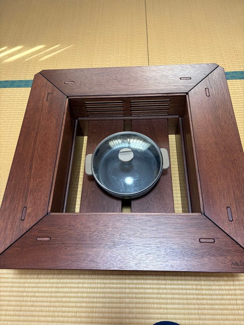 【未使用品】A&D/W 七輪囲炉裏蓋付き Fix type