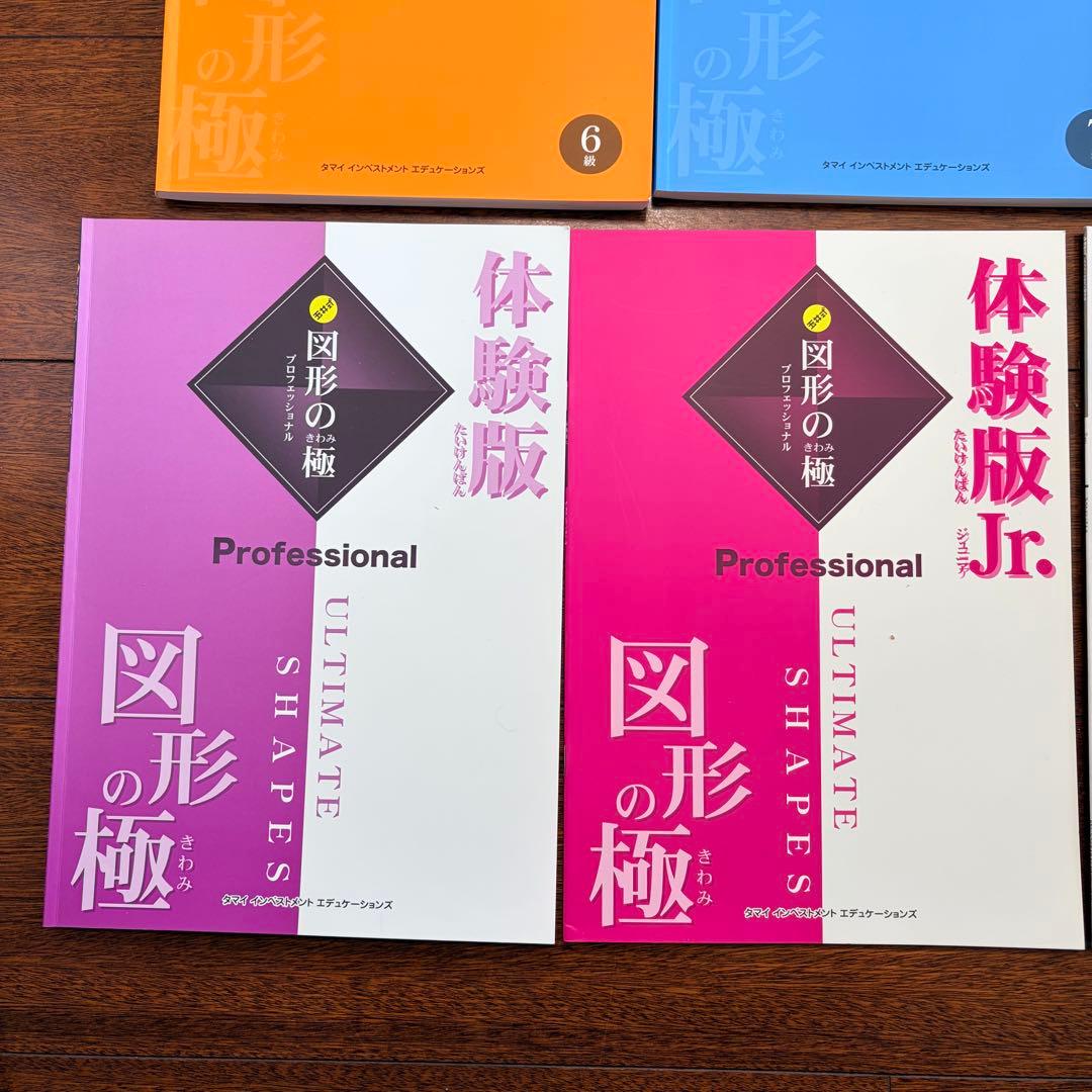 玉井式 図形の極 AAA+プロフェッショナル 10〜1級 解答集セット 体験版付