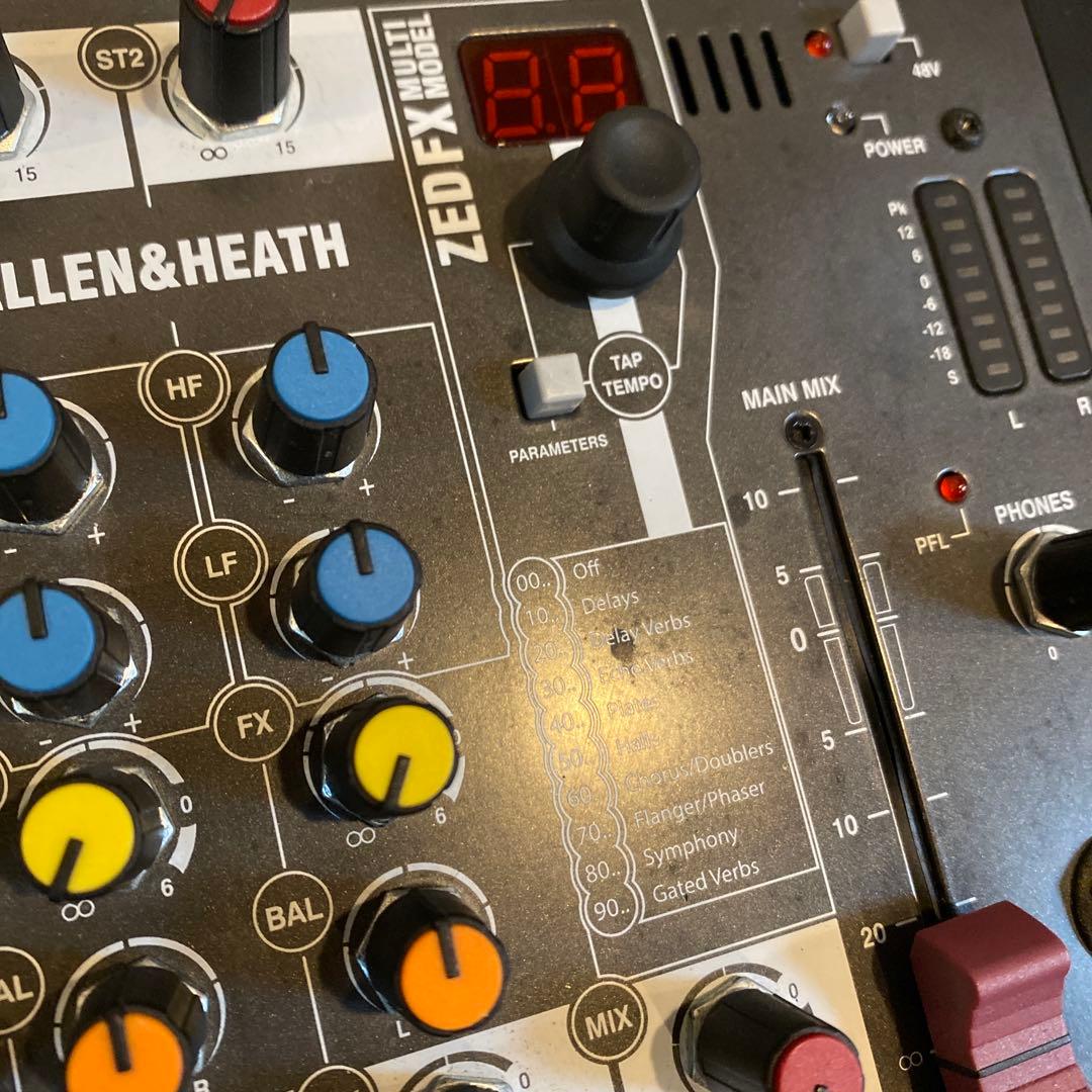 【ジャンク】 ALLEN & HEATH ZED-6FX アナログミキサー