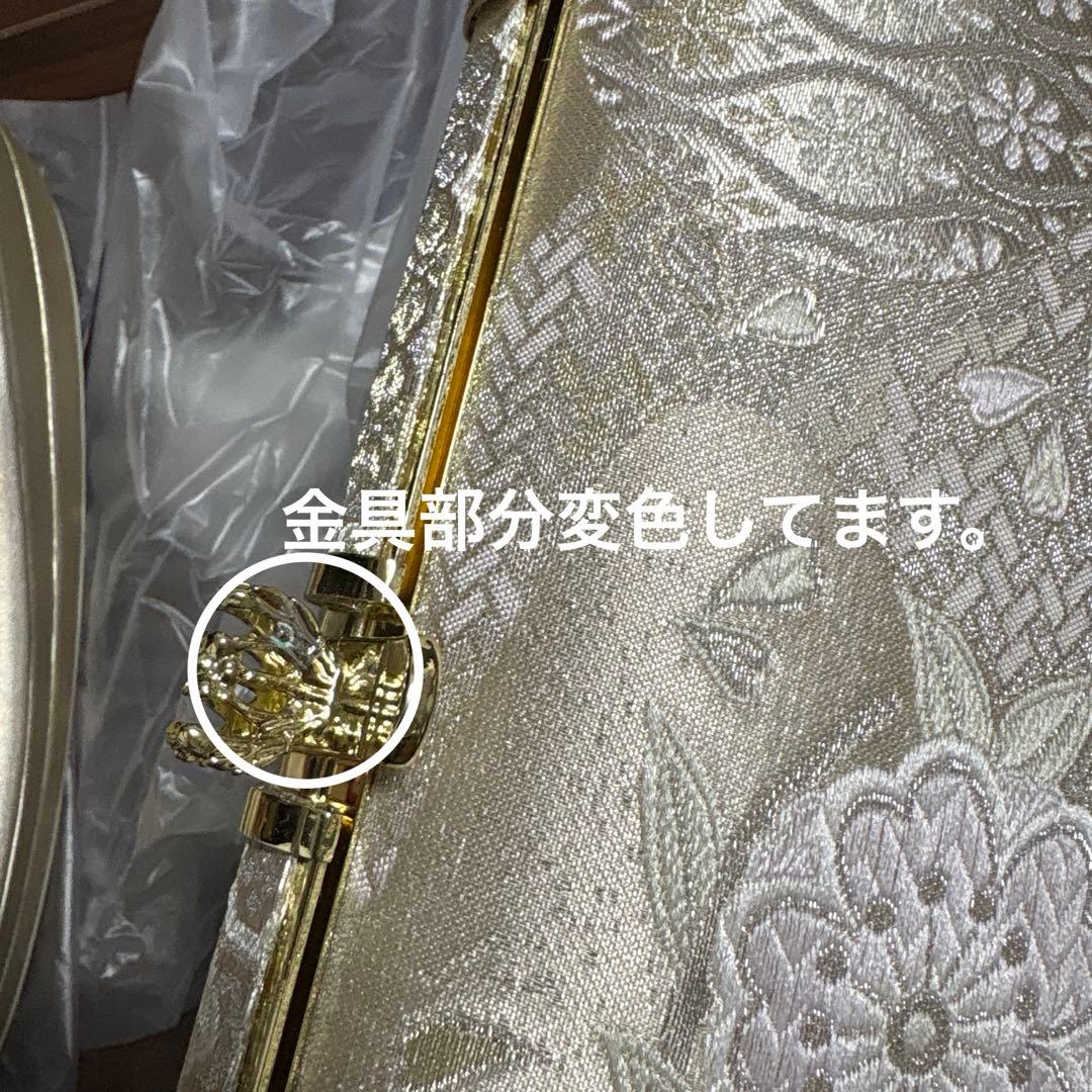 和装用バッグと草履セット（金色）