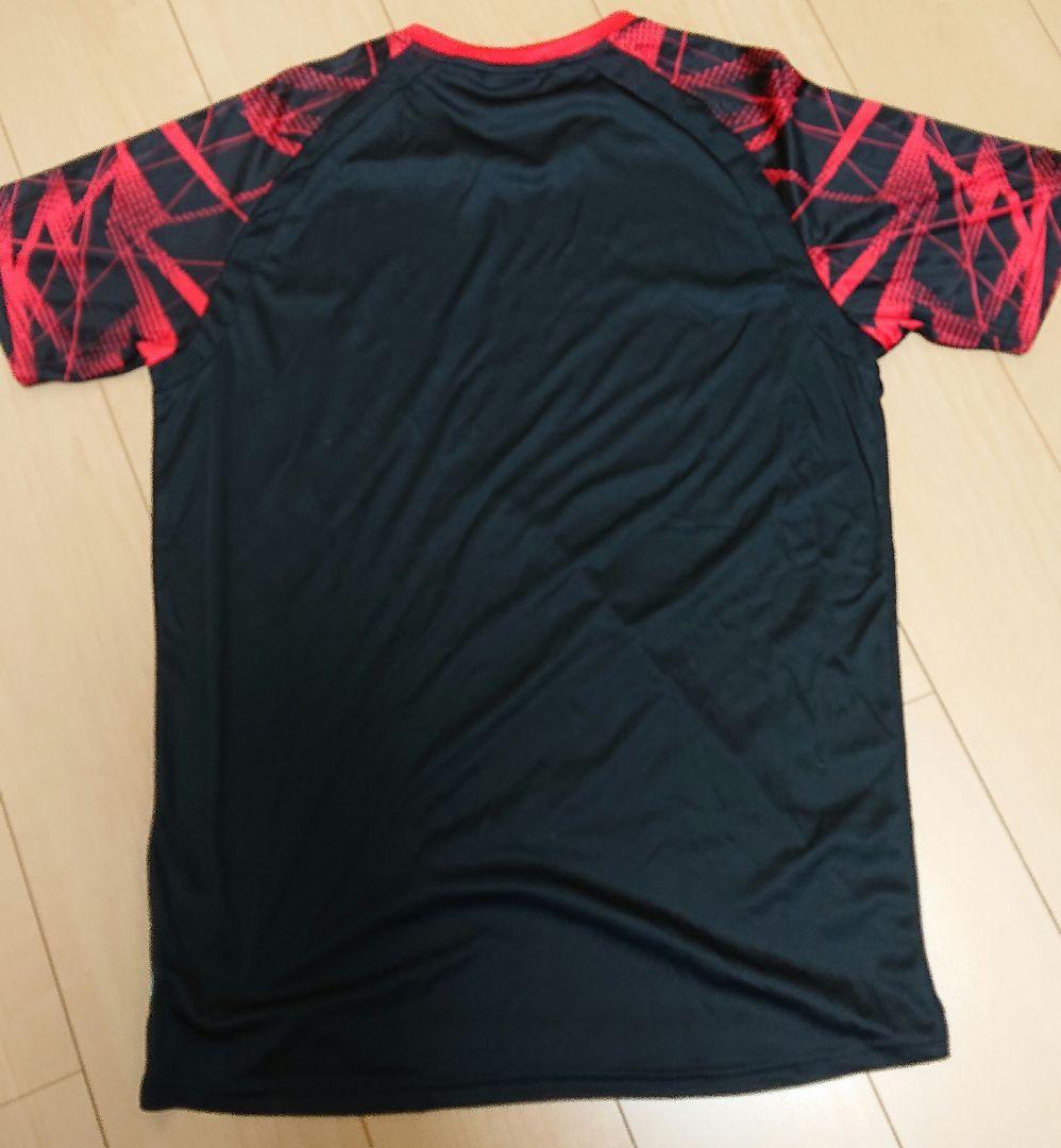 uhlsport サッカーウェア XL 黒/赤　上下セット