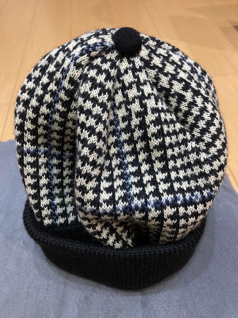 未使用品　Vivienne Westwood 千鳥柄　ビーニー　ニット帽
