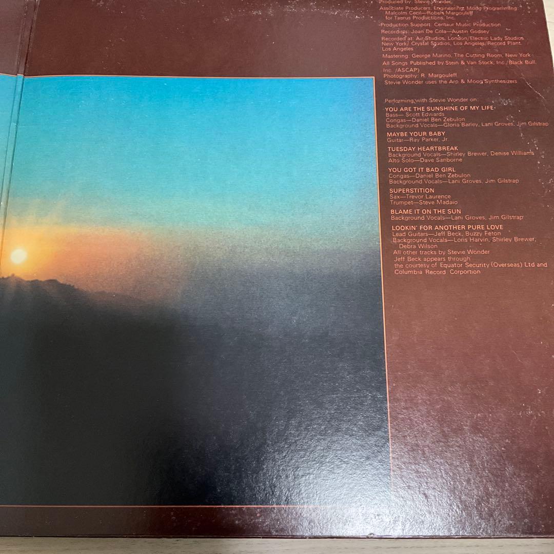 Stevie Wonder Talking Book スティービーワンダー　米盤