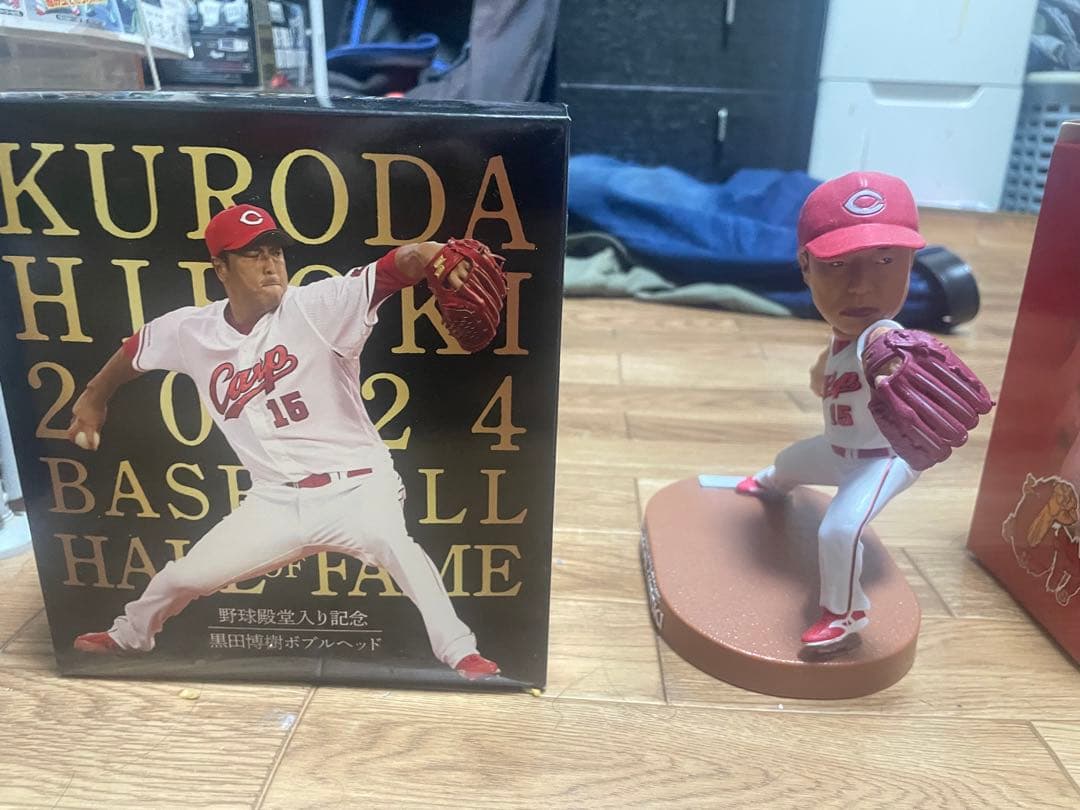 広島カープ　黒田博樹　新井監督　ボブルヘッド　セット　ホーム仕様　開封済み