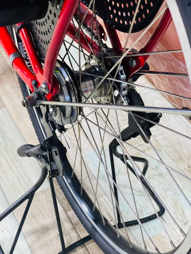 26インチHYDEE!! ⭐️ブリヂストン子供乗せ電動アシスト自転車Y2105