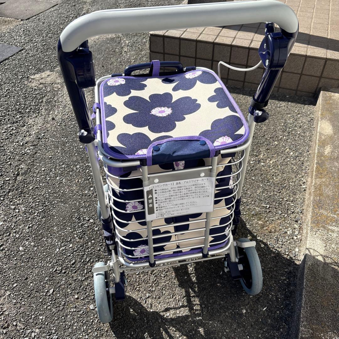 ショッピングカーアルミワイヤーカート