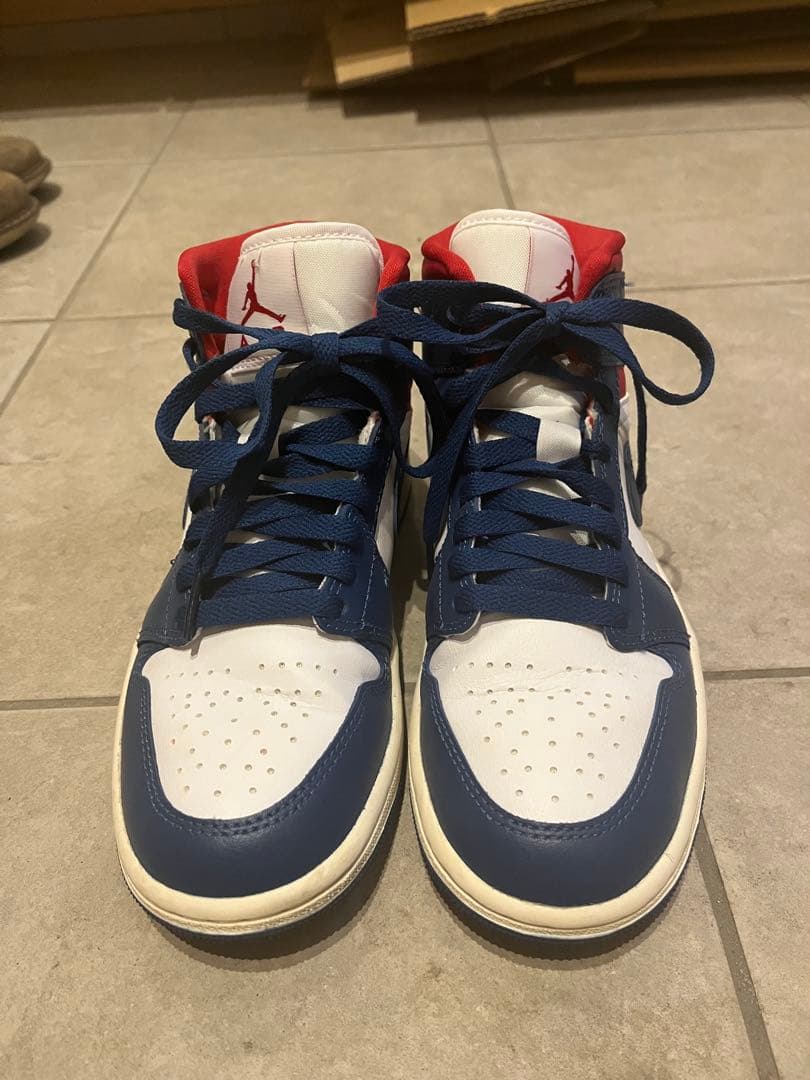 Nike Air Jordan 1 ネイビー/ホワイト/レッド ハイカット