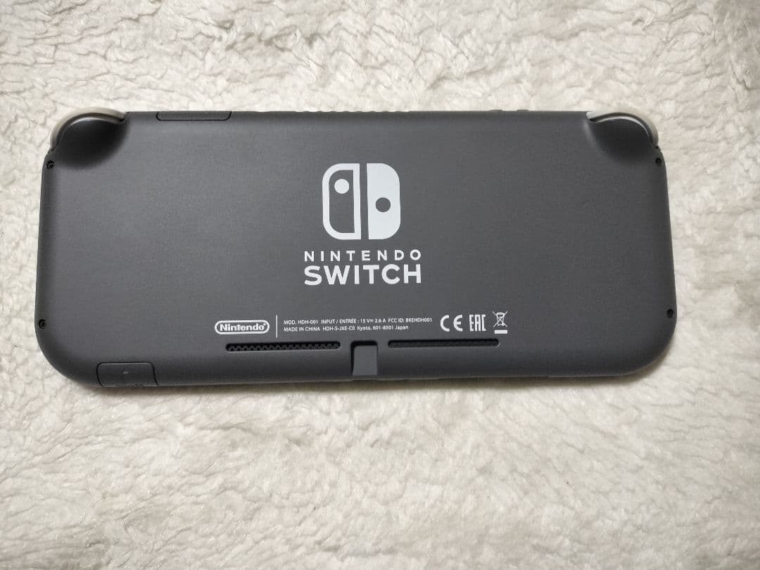 動作品Nintendo Switch Lite グレー 本体極良品