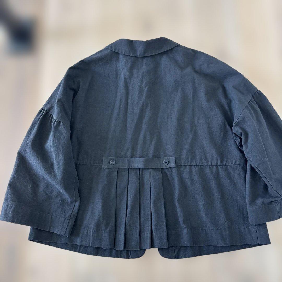 MAGALI 袖9分丈　羽織り　黒　コットン100% 美品
