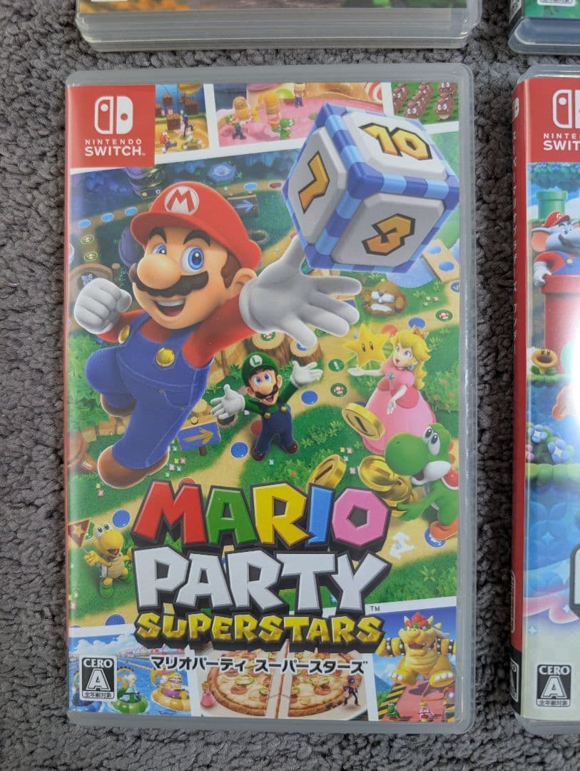 6本まとめ売りswitch あつ森 マリオ ポケモンバイオレット ピクミン4