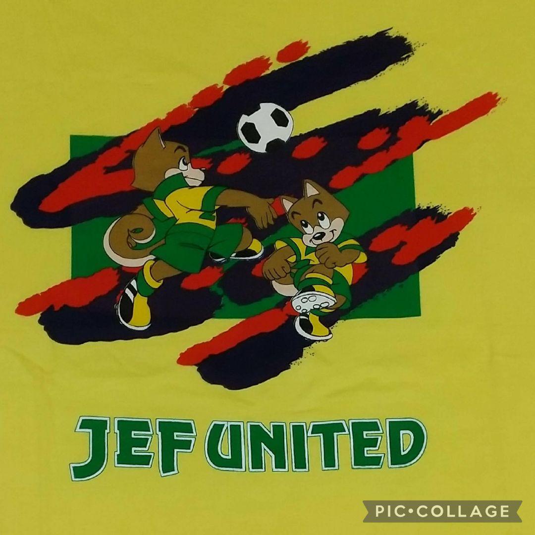 ジェフユナイテッド市原　シングルステッチ　90's　Lサイズ　プリントTシャツ