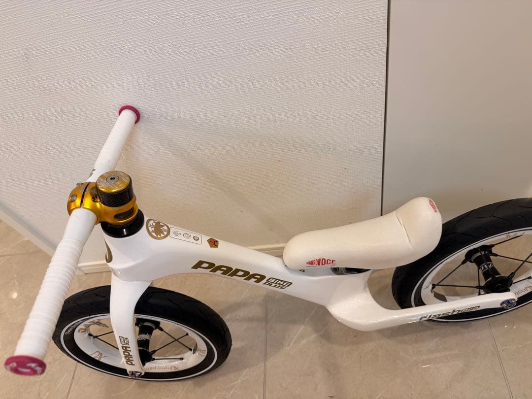 PAPABIKE FLASH PRO　希少！こだわりのホワイトゴールド号☆