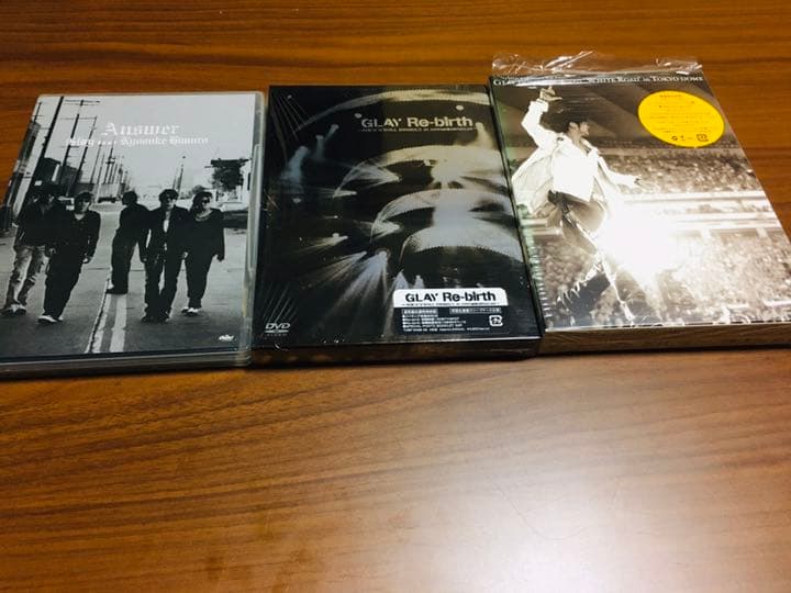GLAY 10thAniLiveDVD + コラボsingle + 武道館DVD