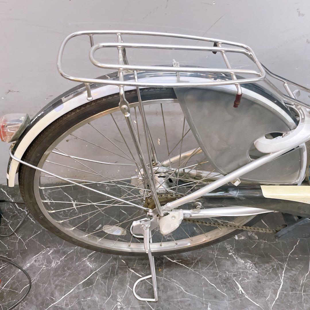 【26】電動自転車 ブリヂストン Assista シルバー 26インチ