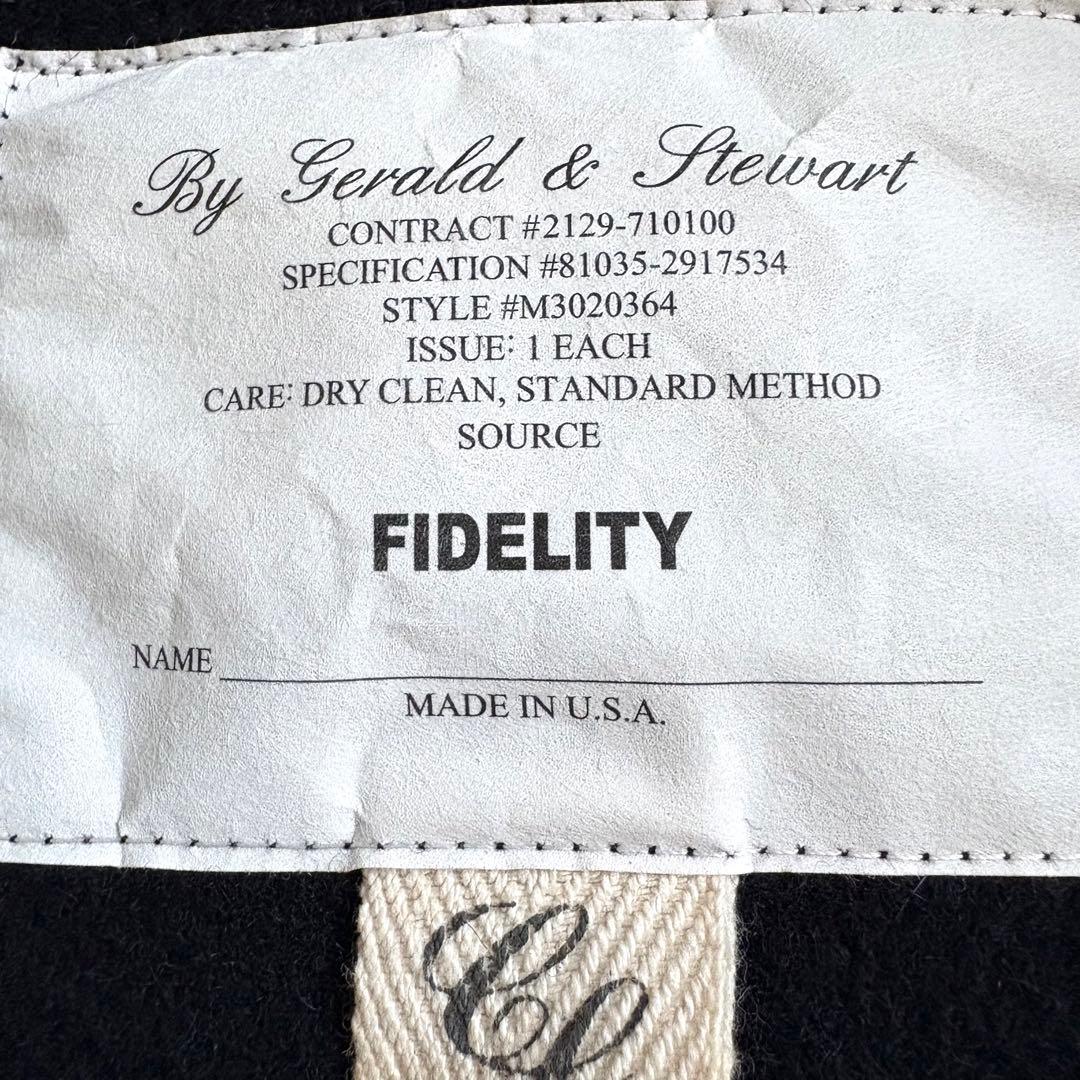 FIDELITY ダッフルケープ ポンチョ ネイビー USA製