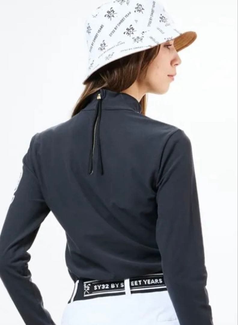 美品【SY32 SWEET YEARS】秋冬 モックネックシャツ M