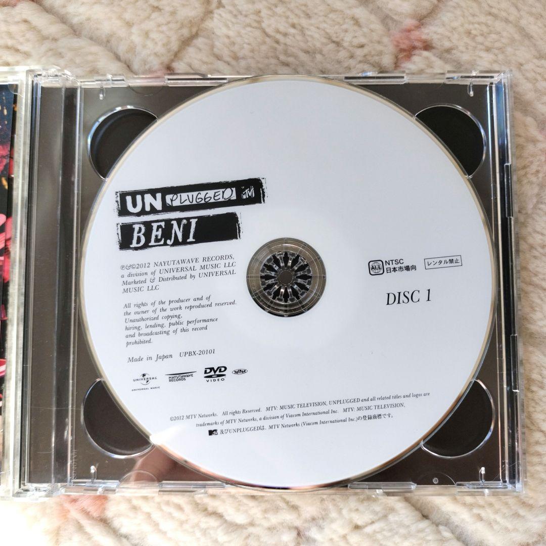BENI / MTV UNPLUGGED CD+DVD 安良城紅 帯付・美品